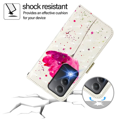 OPPO A3 Pro 5G India Leather Flip Phone Case with 3D Painted Design, Card Holder, Wallet & Stand Function - Durable Protection & Easy Access