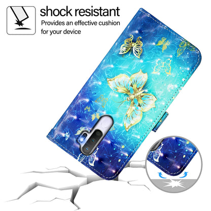 OPPO A9 2020 4G Leather Flip Phone Case with 3D Painted Design, Card Holder, Wallet & Stand Function - Durable Protection & Easy Access