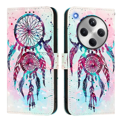 OPPO Find X8 Leather Flip Phone Case with 3D Painted Design, Card Holder, Wallet & Stand Function - Durable Protection & Easy Access