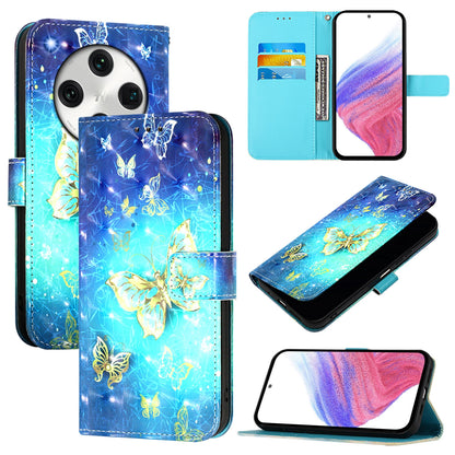 OPPO Find X8 Pro Leather Flip Phone Case with 3D Painted Design, Card Holder, Wallet & Stand Function - Durable Protection & Easy Access