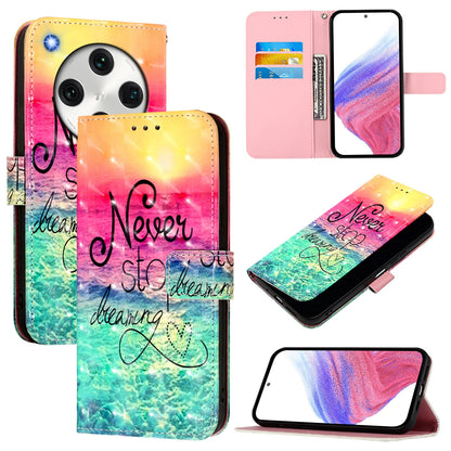 OPPO Find X8 Pro Leather Flip Phone Case with 3D Painted Design, Card Holder, Wallet & Stand Function - Durable Protection & Easy Access