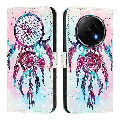 OPPO A5 Pro China Leather Flip Phone Case with 3D Painted Design, Card Holder, Wallet & Stand Function - Durable Protection & Easy Access