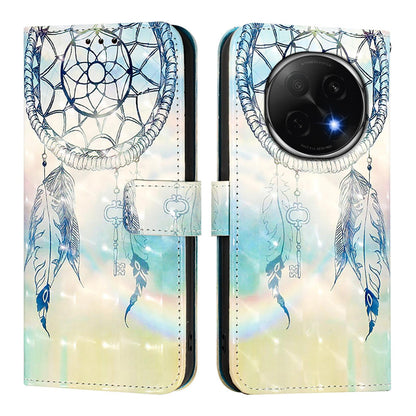 OPPO A5 Pro China Leather Flip Phone Case with 3D Painted Design, Card Holder, Wallet & Stand Function - Durable Protection & Easy Access