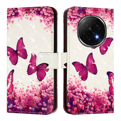 OPPO A5 Pro China Leather Flip Phone Case with 3D Painted Design, Card Holder, Wallet & Stand Function - Durable Protection & Easy Access