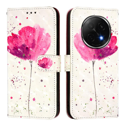 OPPO A5 Pro China Leather Flip Phone Case with 3D Painted Design, Card Holder, Wallet & Stand Function - Durable Protection & Easy Access