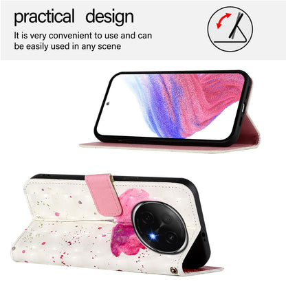 OPPO A5 Pro China Leather Flip Phone Case with 3D Painted Design, Card Holder, Wallet & Stand Function - Durable Protection & Easy Access
