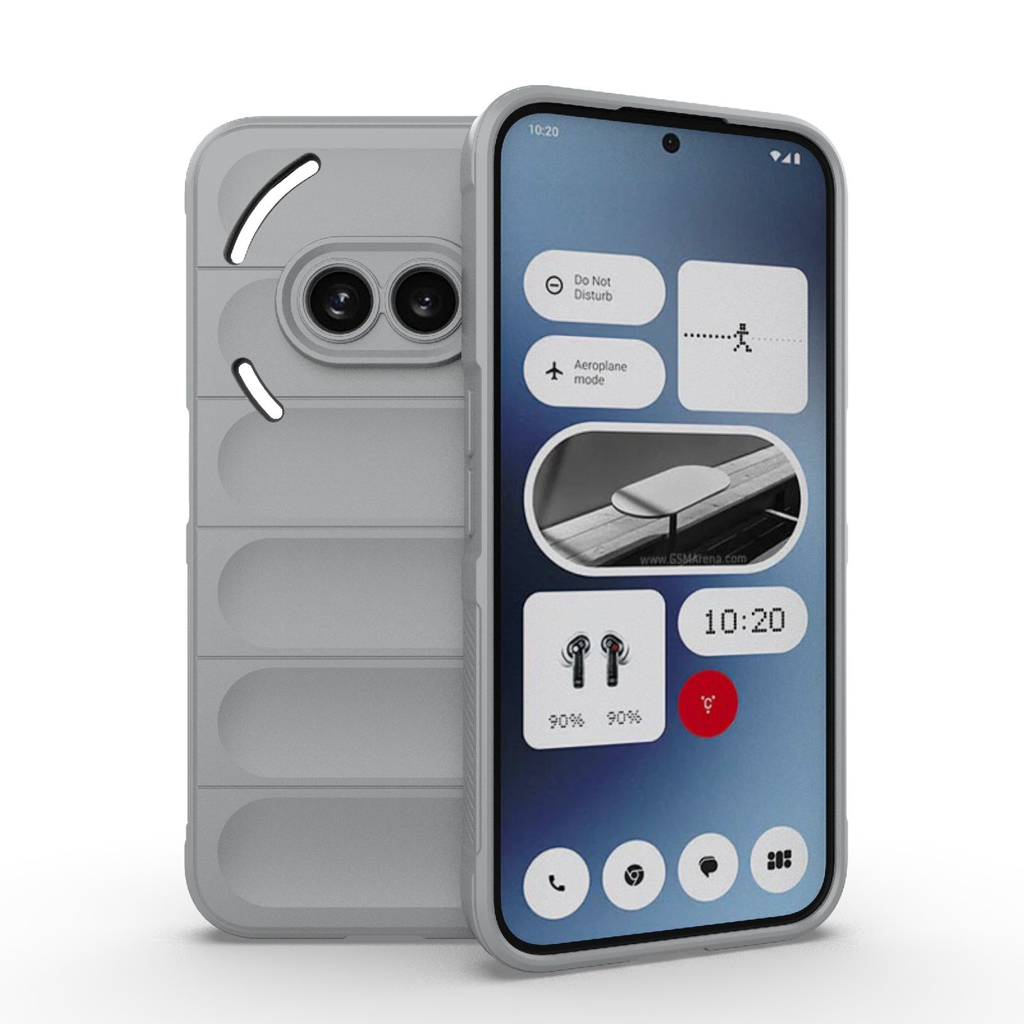 Nothing Phone 2a Magic Shield TPU + Flannel Phone Case - Stylish, Durable, and Lightweight Protection