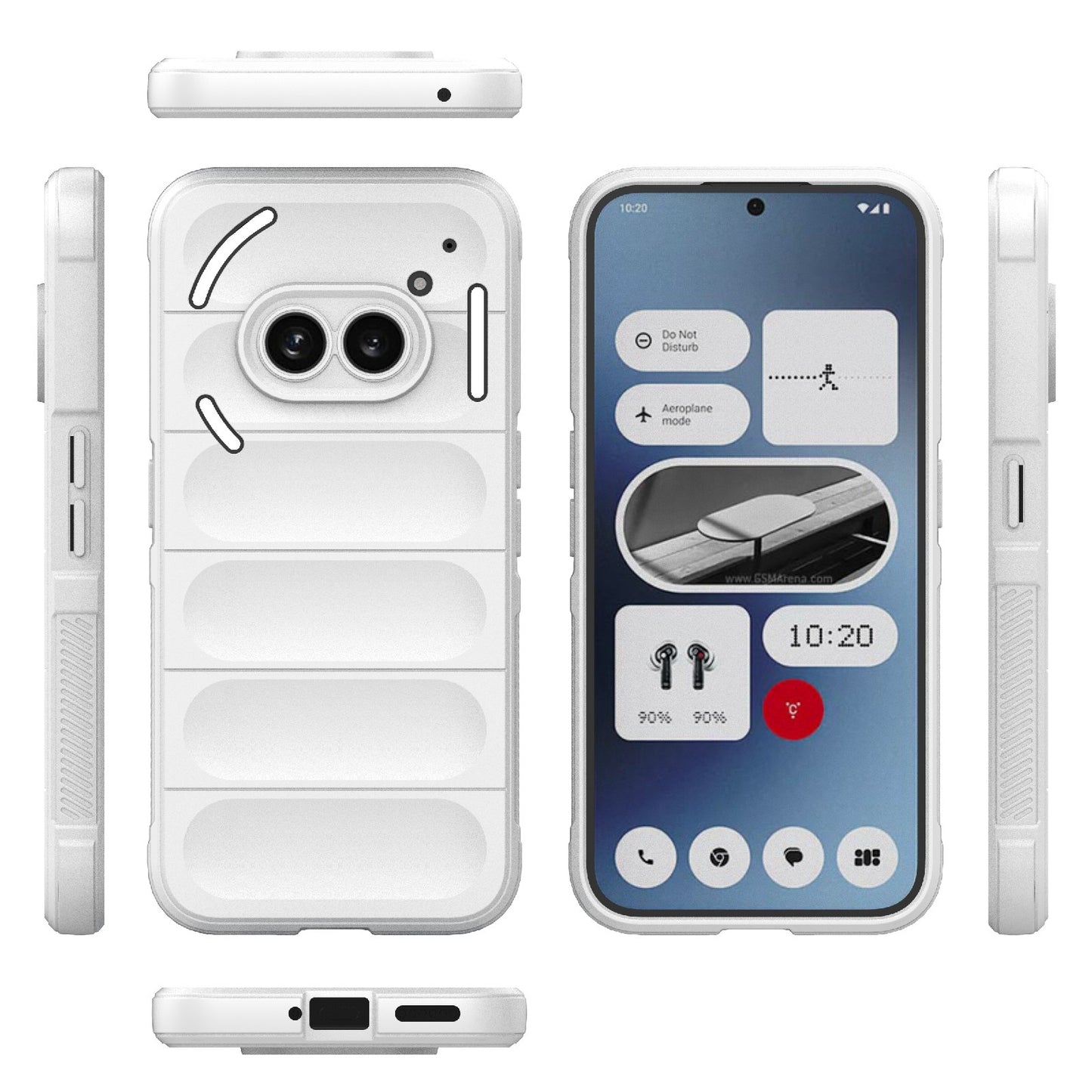 Nothing Phone 2a Magic Shield TPU + Flannel Phone Case - Stylish, Durable, and Lightweight Protection