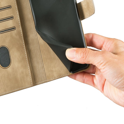 iPhone 12 Pro Heart & Cat Embossed Multi-Functional Pen Leather Wallet Phone Case with Stand and Card Slots