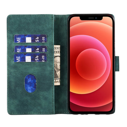 iPhone 11 Pro Max Heart & Cat Embossed Multi-Functional Pen Leather Wallet Phone Case with Stand and Card Slots