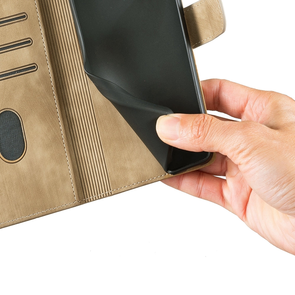 Samsung Galaxy A13 4G Heart & Cat Embossed Multi-Functional Pen Leather Wallet Phone Case with Stand and Card Slots