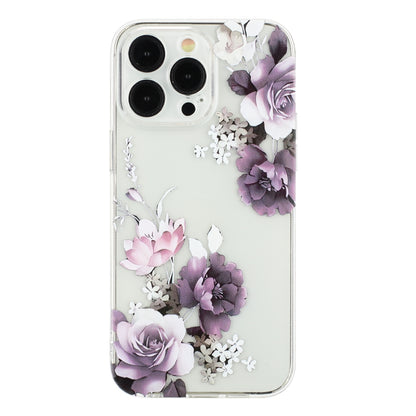 iPhone 15 Pro Max TPU Phone Case - Artistic Butterfly, Floral, and Cat Designs with Full Protection & Precise Cutouts