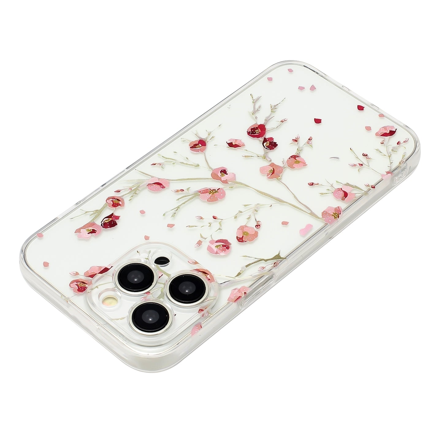 iPhone 15 Pro Max TPU Phone Case - Artistic Butterfly, Floral, and Cat Designs with Full Protection & Precise Cutouts