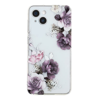 iPhone 15 Plus TPU Phone Case - Artistic Butterfly, Floral, and Cat Designs with Full Protection & Precise Cutouts