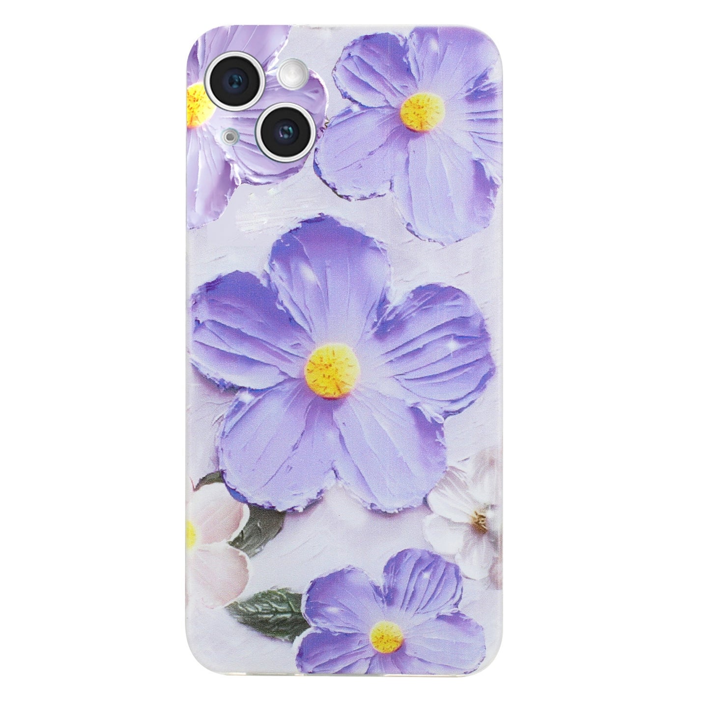 iPhone 15 Plus TPU Phone Case - Artistic Butterfly, Floral, and Cat Designs with Full Protection & Precise Cutouts