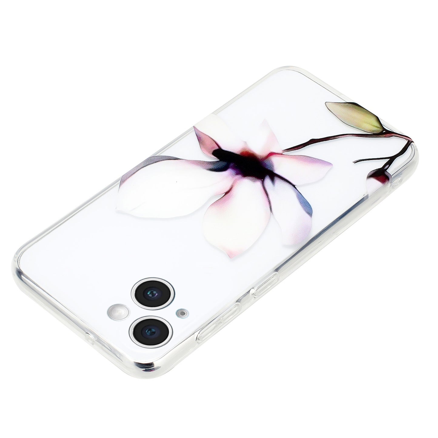 iPhone 15 Plus TPU Phone Case - Artistic Butterfly, Floral, and Cat Designs with Full Protection & Precise Cutouts