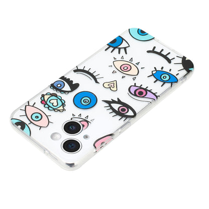 iPhone 15 Plus TPU Phone Case - Artistic Butterfly, Floral, and Cat Designs with Full Protection & Precise Cutouts