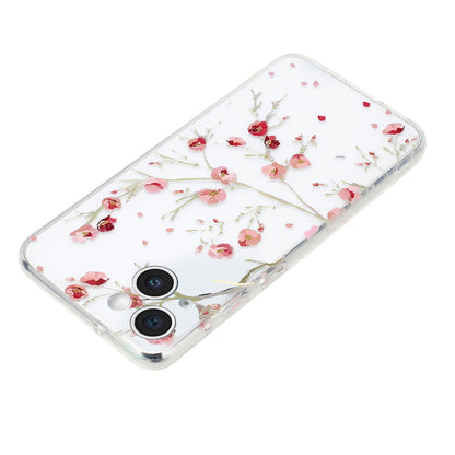 iPhone 15 Plus TPU Phone Case - Artistic Butterfly, Floral, and Cat Designs with Full Protection & Precise Cutouts