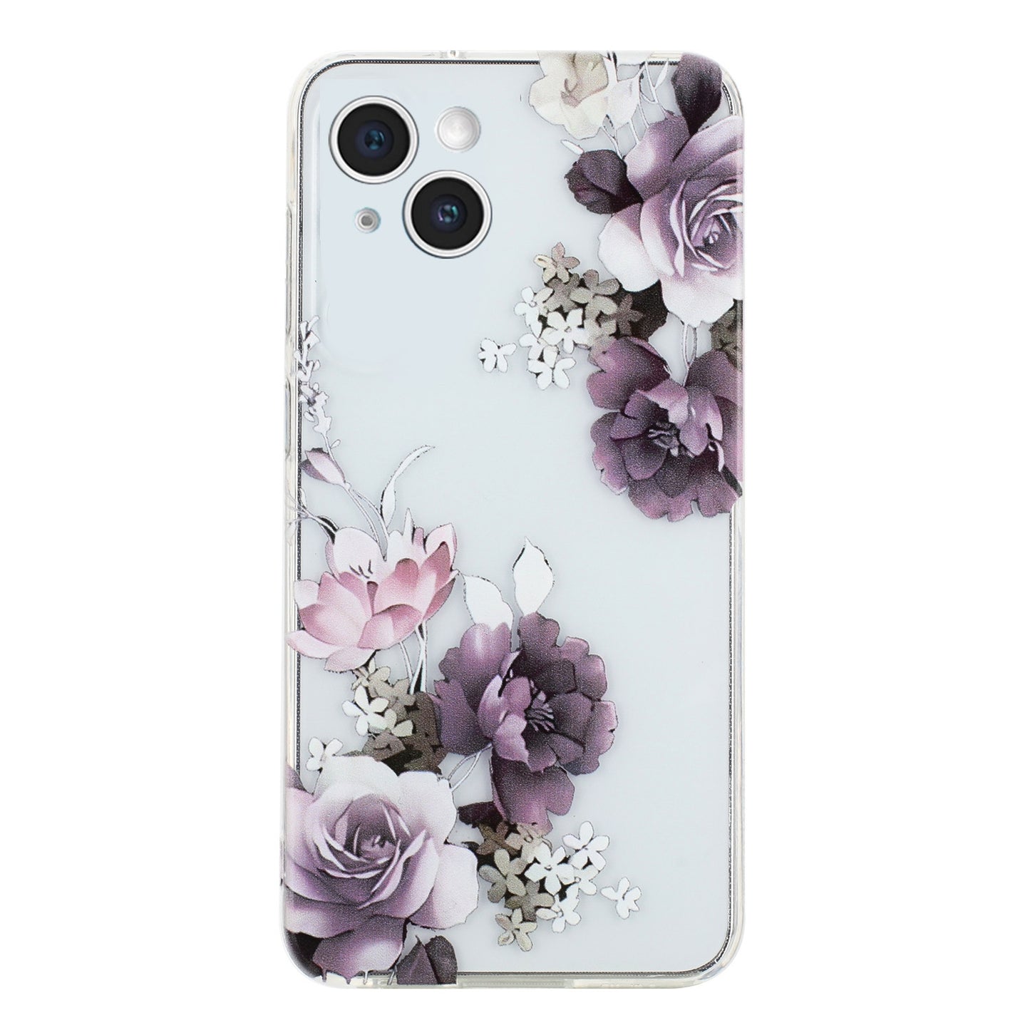 iPhone 14 Plus TPU Phone Case - Artistic Butterfly, Floral, and Cat Designs with Full Protection & Precise Cutouts