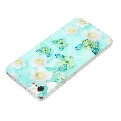 iPhone 7 TPU Phone Case - Artistic Butterfly, Floral, and Cat Designs with Full Protection & Precise Cutouts