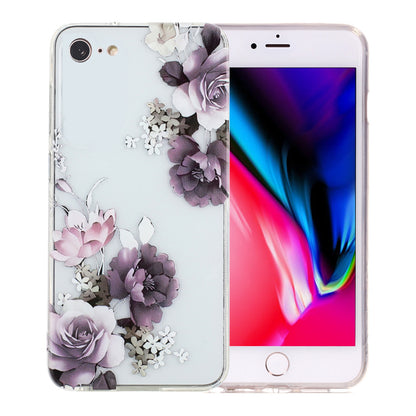 iPhone 7 TPU Phone Case - Artistic Butterfly, Floral, and Cat Designs with Full Protection & Precise Cutouts