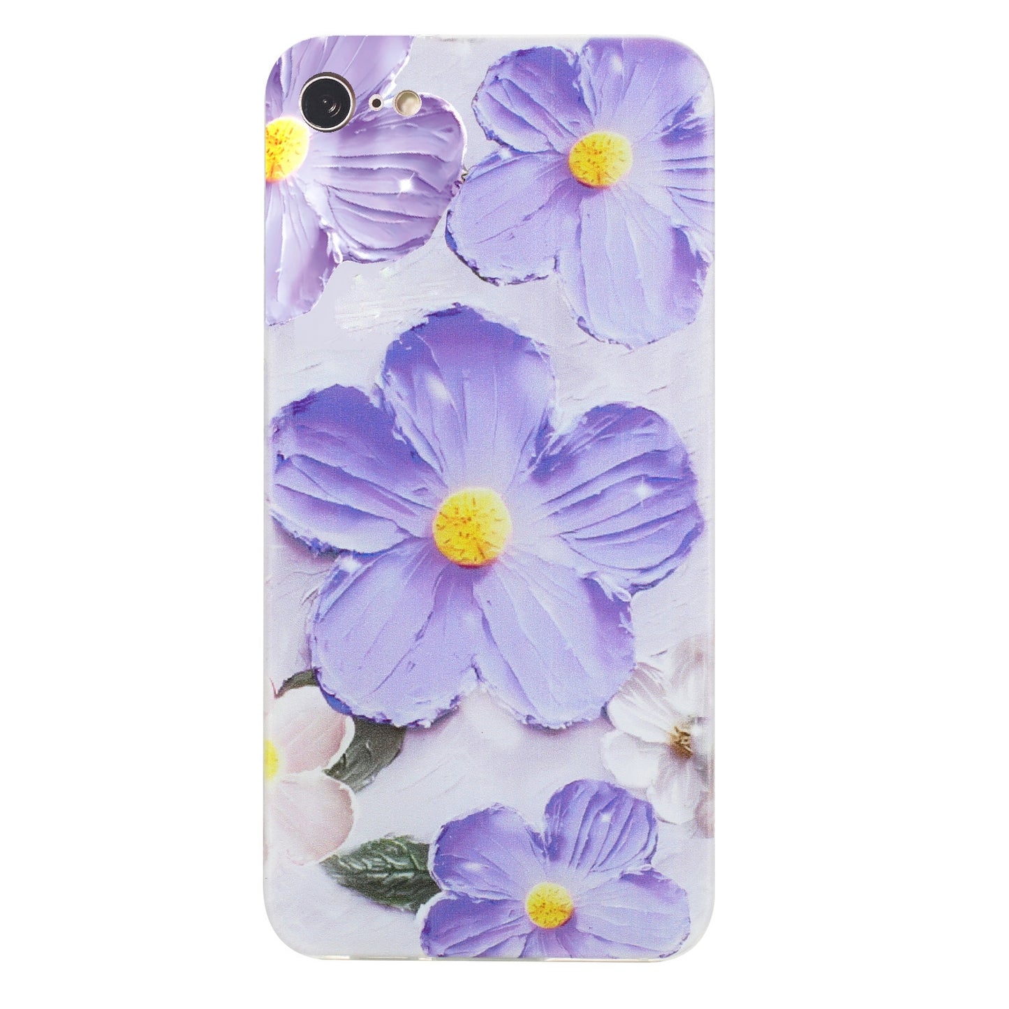 iPhone 7 TPU Phone Case - Artistic Butterfly, Floral, and Cat Designs with Full Protection & Precise Cutouts