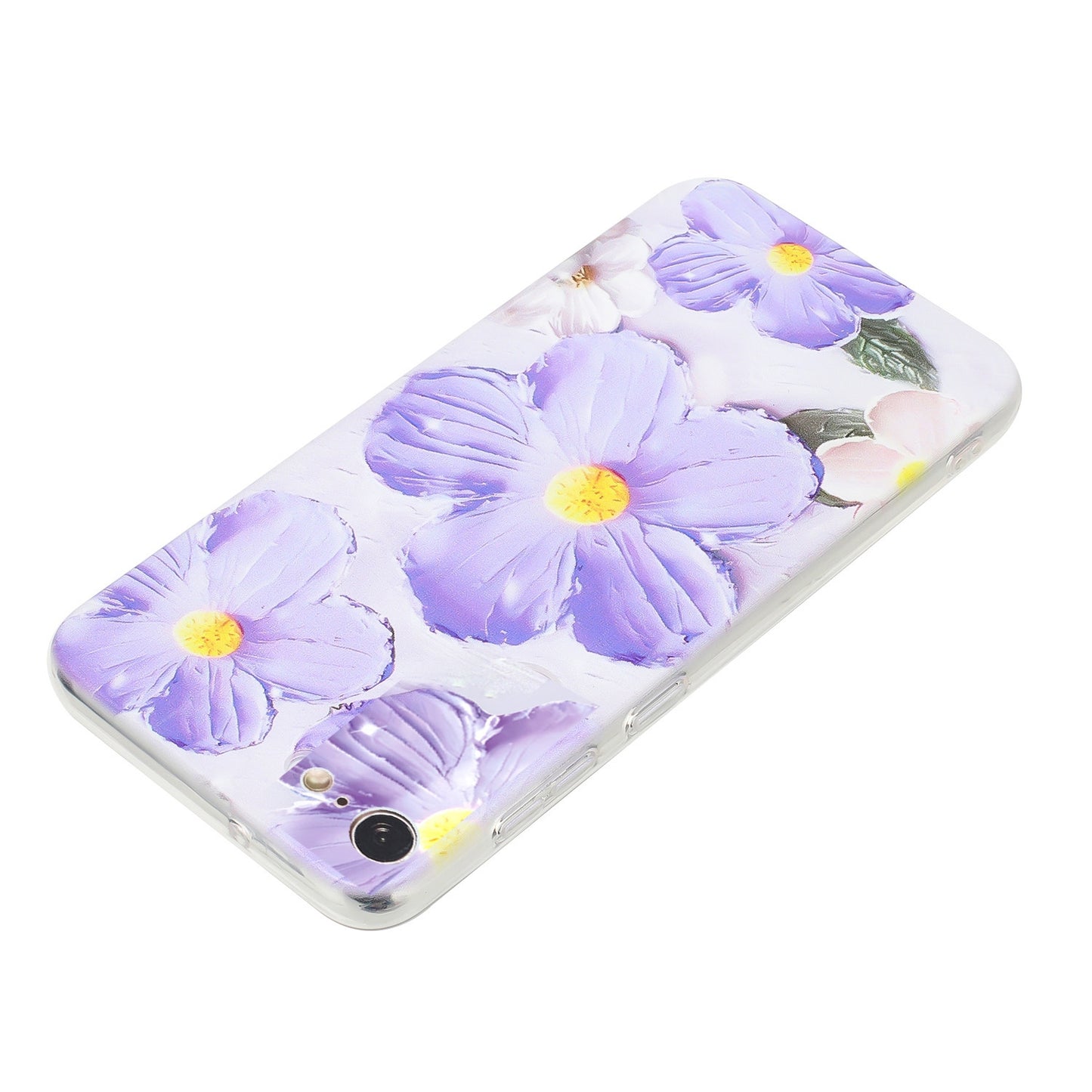 iPhone 7 TPU Phone Case - Artistic Butterfly, Floral, and Cat Designs with Full Protection & Precise Cutouts