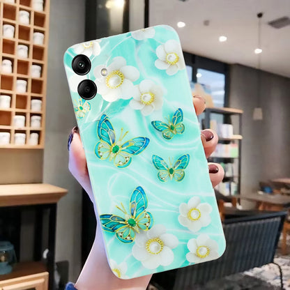 Samsung Galaxy A05 TPU Phone Case - Artistic Butterfly, Floral, and Cat Designs with Full Protection & Precise Cutouts