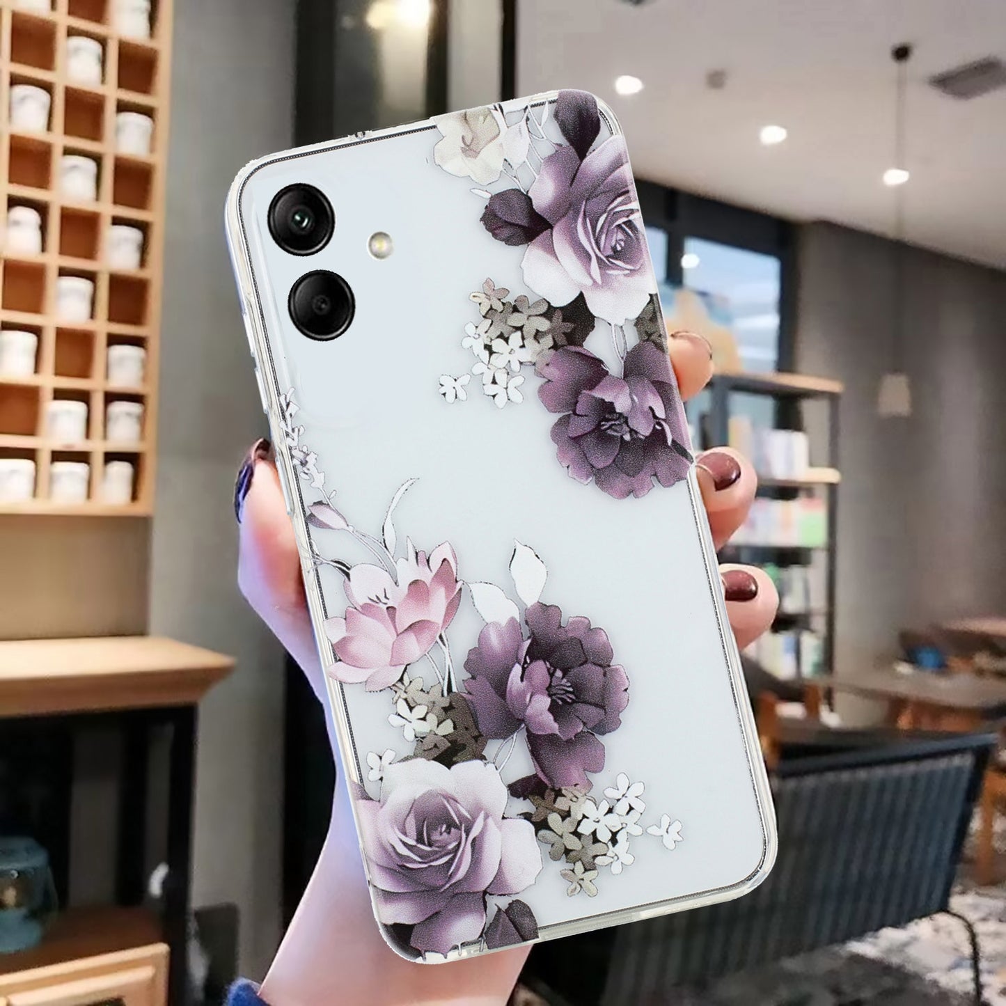 Samsung Galaxy A05 TPU Phone Case - Artistic Butterfly, Floral, and Cat Designs with Full Protection & Precise Cutouts
