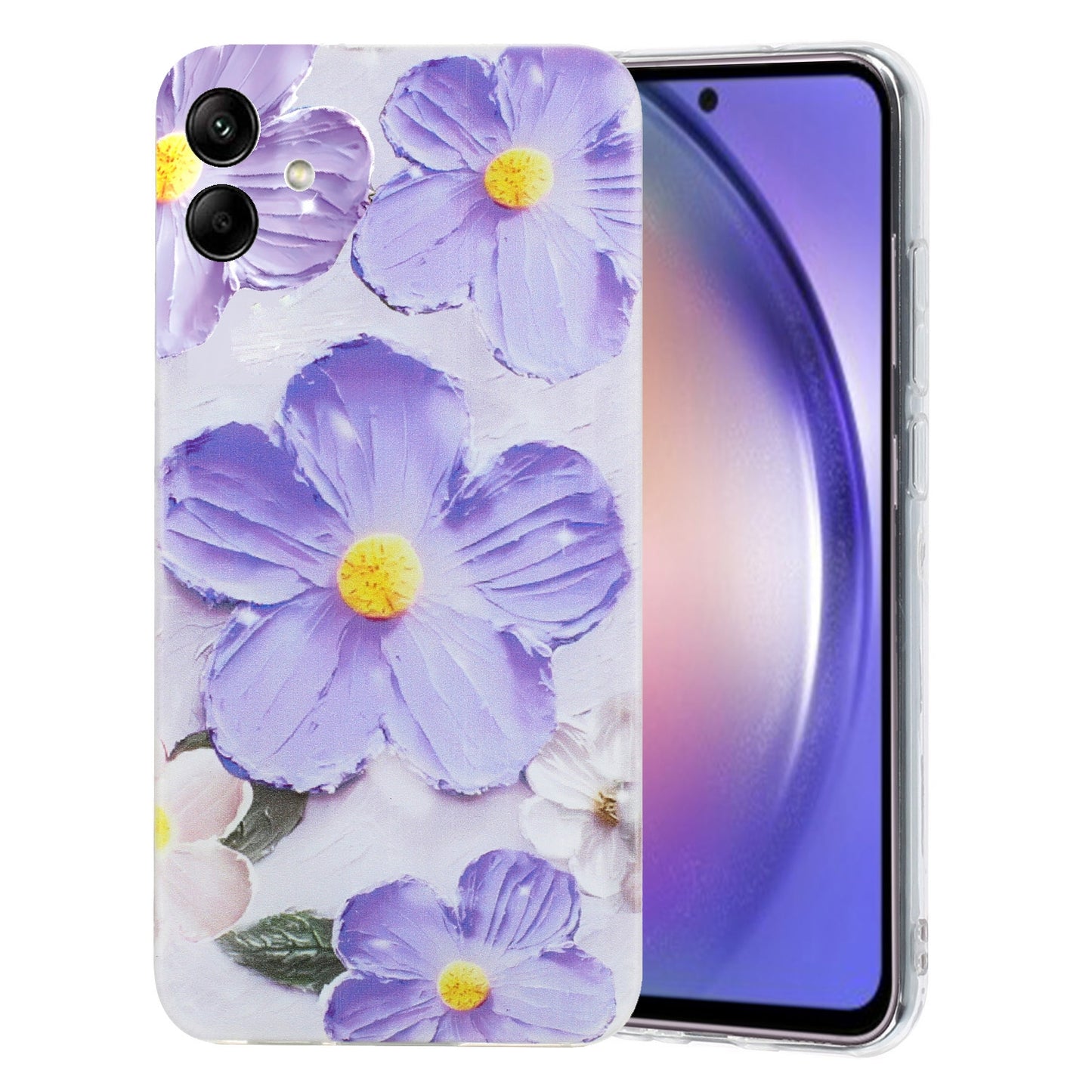 Samsung Galaxy A05 TPU Phone Case - Artistic Butterfly, Floral, and Cat Designs with Full Protection & Precise Cutouts