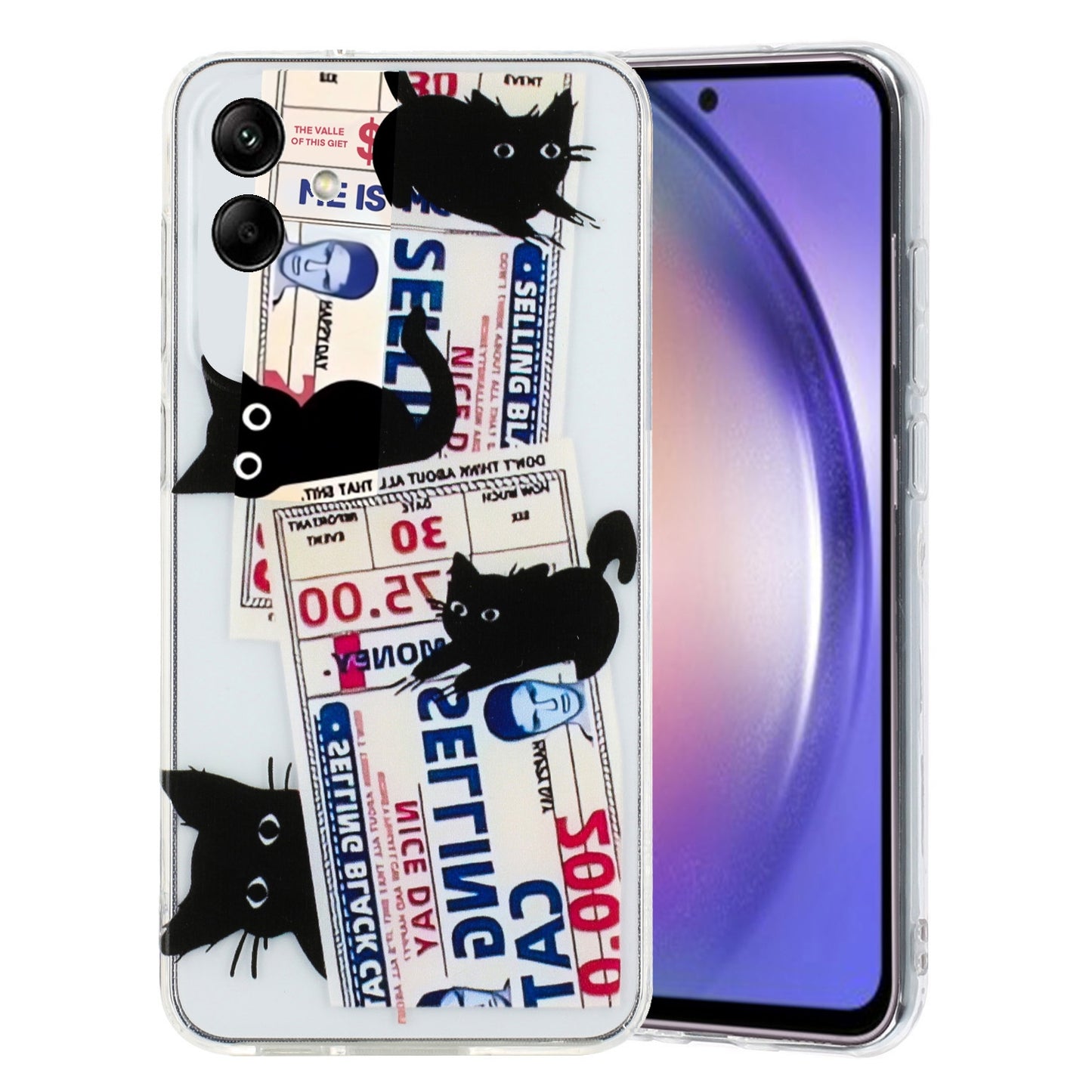 Samsung Galaxy A05 TPU Phone Case - Artistic Butterfly, Floral, and Cat Designs with Full Protection & Precise Cutouts