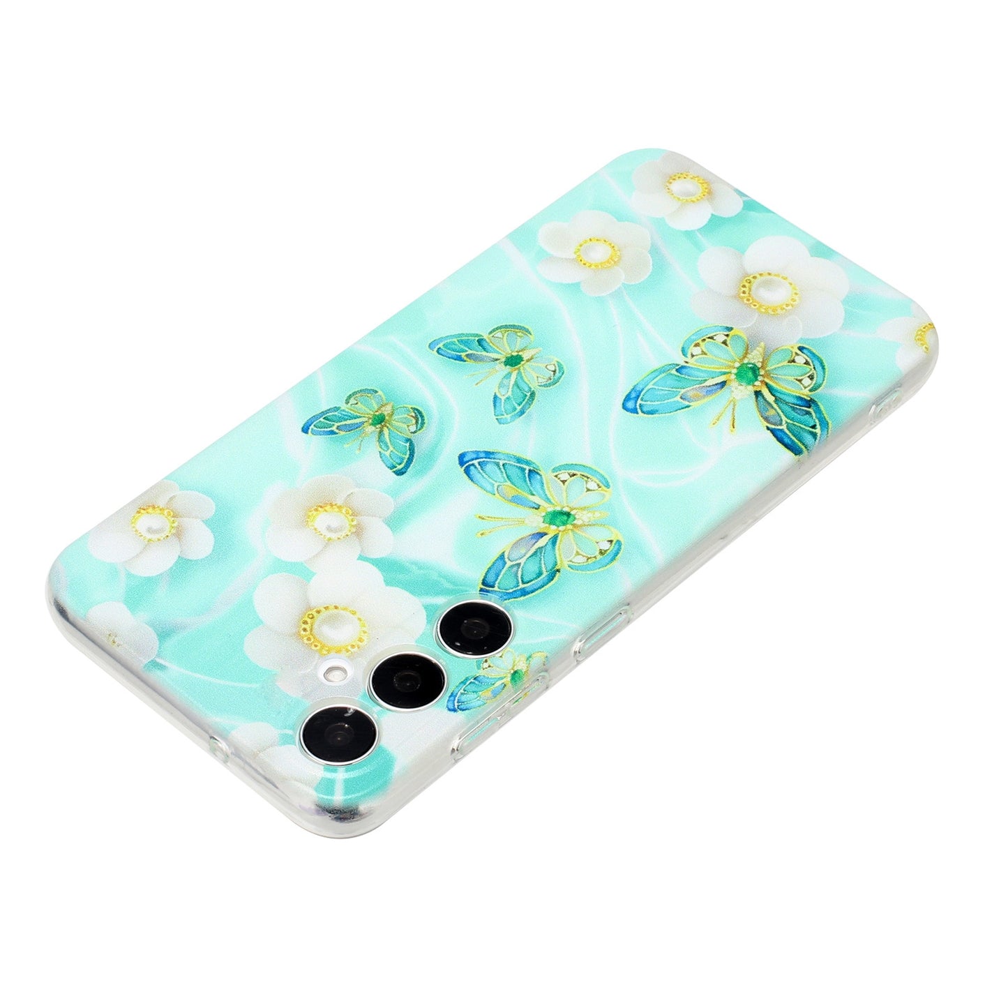Samsung Galaxy A24 4G TPU Phone Case - Artistic Butterfly, Floral, and Cat Designs with Full Protection & Precise Cutouts