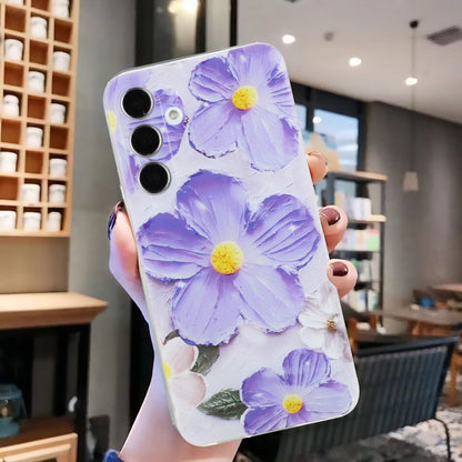Samsung Galaxy A24 4G TPU Phone Case - Artistic Butterfly, Floral, and Cat Designs with Full Protection & Precise Cutouts
