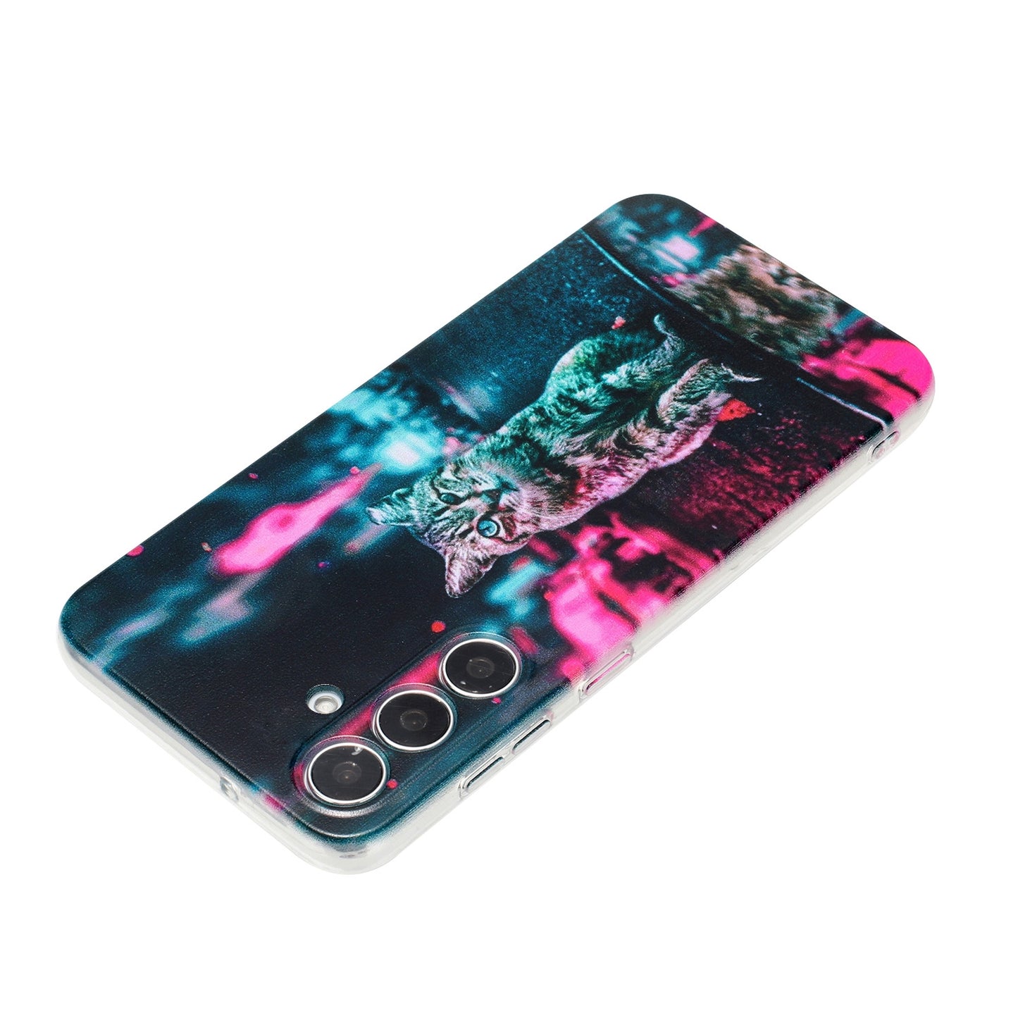 Samsung Galaxy A24 4G TPU Phone Case - Artistic Butterfly, Floral, and Cat Designs with Full Protection & Precise Cutouts