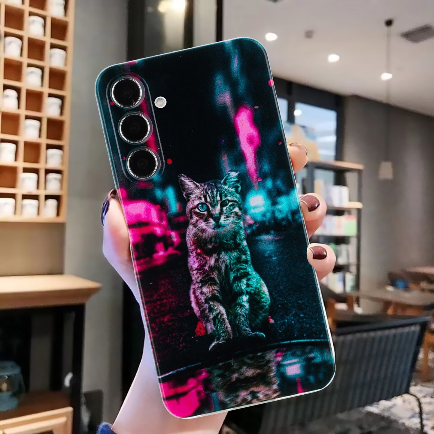 Samsung Galaxy A24 4G TPU Phone Case - Artistic Butterfly, Floral, and Cat Designs with Full Protection & Precise Cutouts