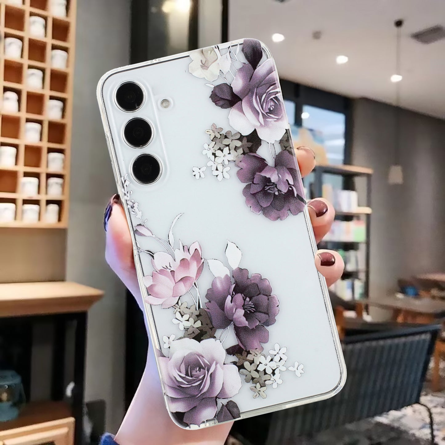 Samsung Galaxy A35 TPU Phone Case - Artistic Butterfly, Floral, and Cat Designs with Full Protection & Precise Cutouts