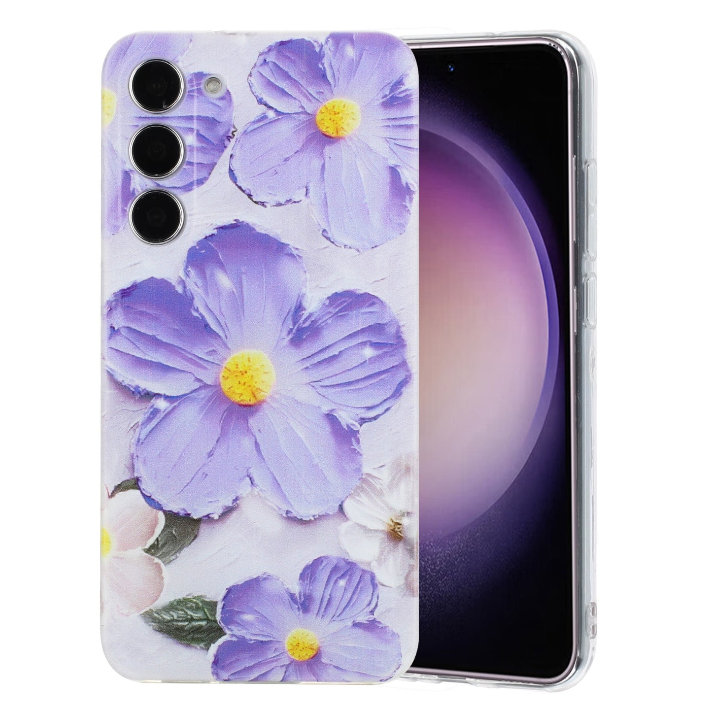 Samsung Galaxy S23 5G TPU Phone Case - Artistic Butterfly, Floral, and Cat Designs with Full Protection & Precise Cutouts