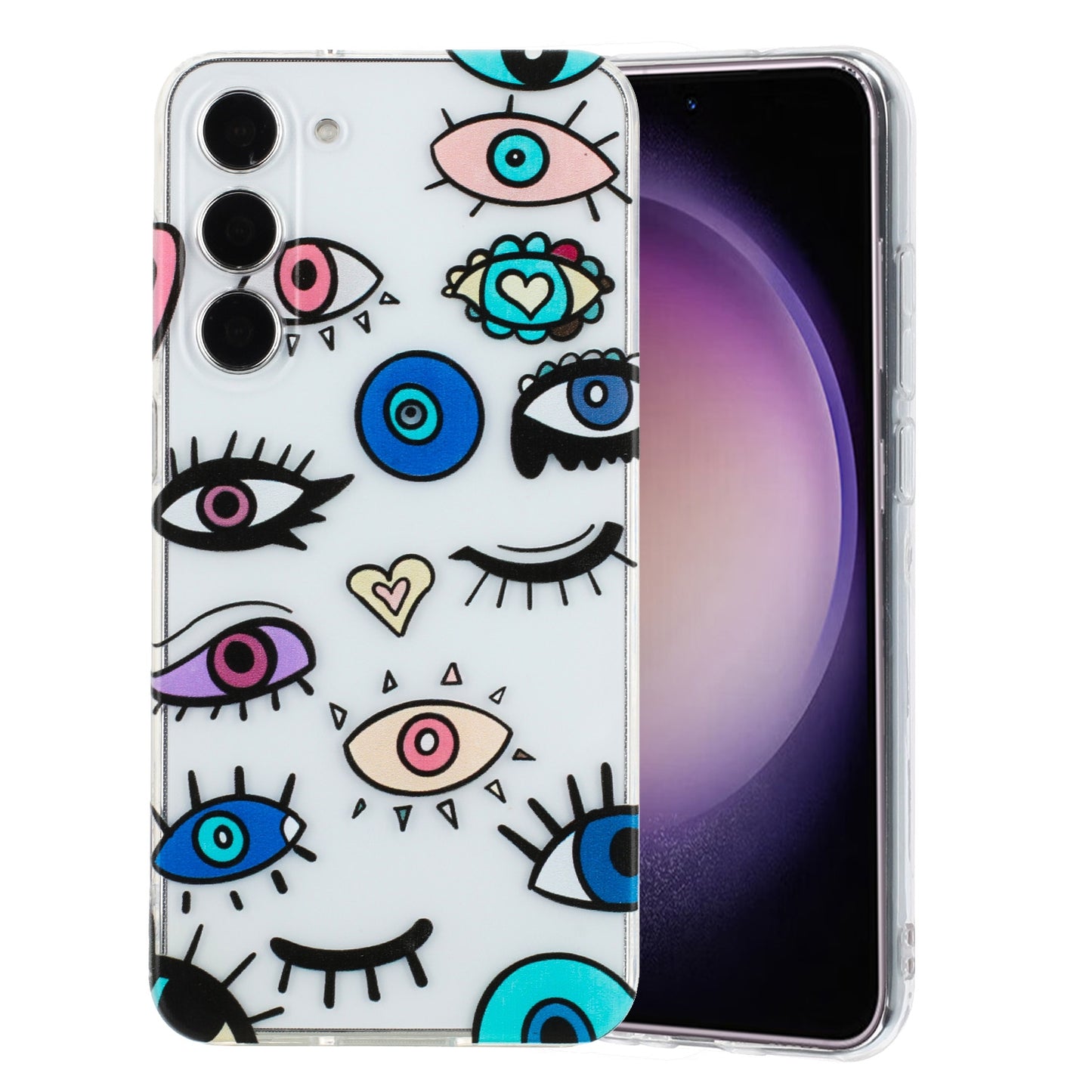 Samsung Galaxy S23 5G TPU Phone Case - Artistic Butterfly, Floral, and Cat Designs with Full Protection & Precise Cutouts