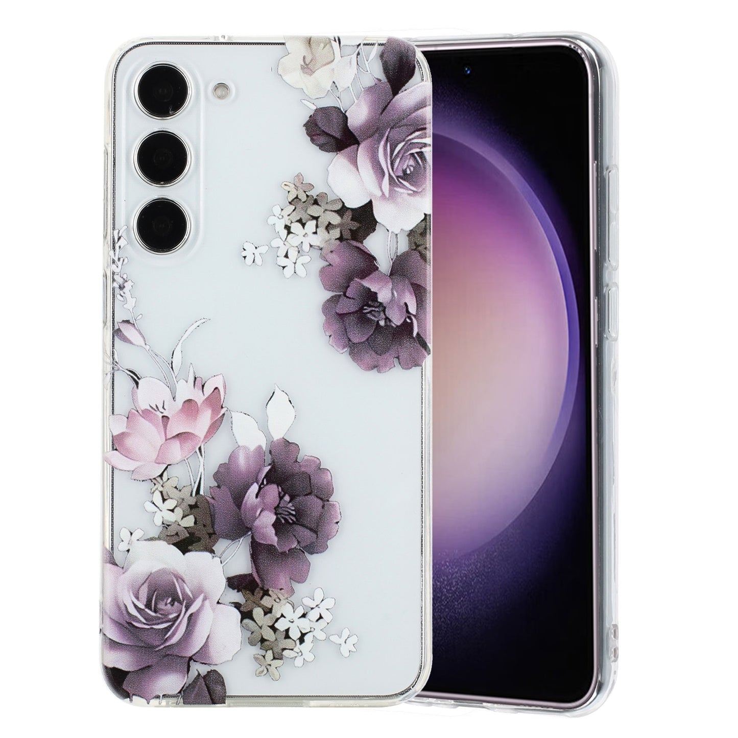 Samsung Galaxy S23+ 5G TPU Phone Case - Artistic Butterfly, Floral, and Cat Designs with Full Protection & Precise Cutouts