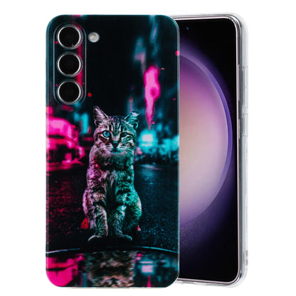 Samsung Galaxy S23+ 5G TPU Phone Case - Artistic Butterfly, Floral, and Cat Designs with Full Protection & Precise Cutouts