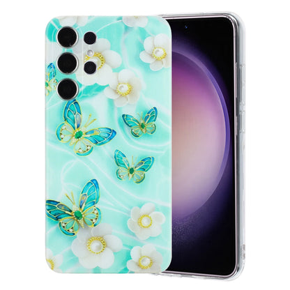 Samsung Galaxy S23 Ultra 5G TPU Phone Case - Artistic Butterfly, Floral, and Cat Designs with Full Protection & Precise Cutouts