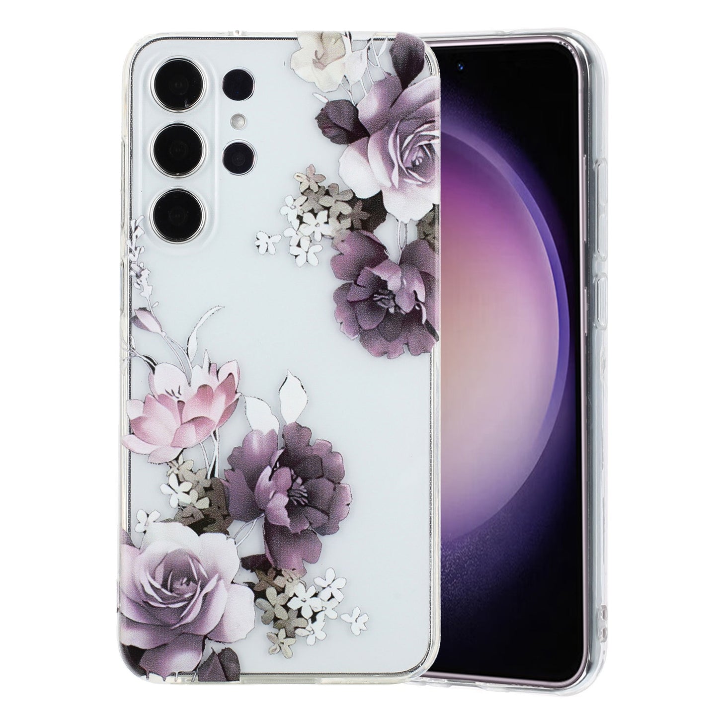 Samsung Galaxy S23 Ultra 5G TPU Phone Case - Artistic Butterfly, Floral, and Cat Designs with Full Protection & Precise Cutouts