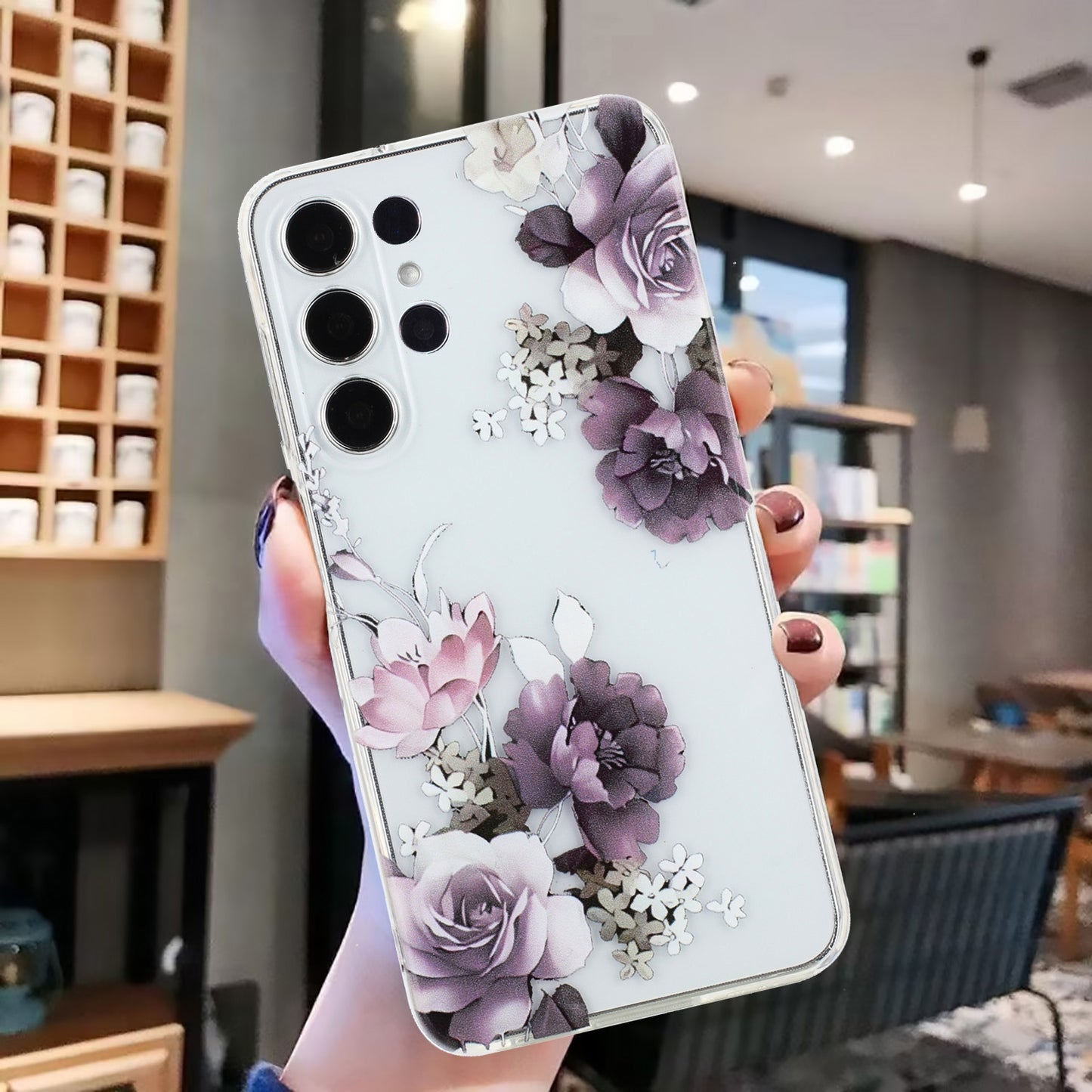 Samsung Galaxy S23 Ultra 5G TPU Phone Case - Artistic Butterfly, Floral, and Cat Designs with Full Protection & Precise Cutouts