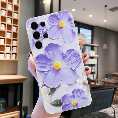 Samsung Galaxy S23 Ultra 5G TPU Phone Case - Artistic Butterfly, Floral, and Cat Designs with Full Protection & Precise Cutouts