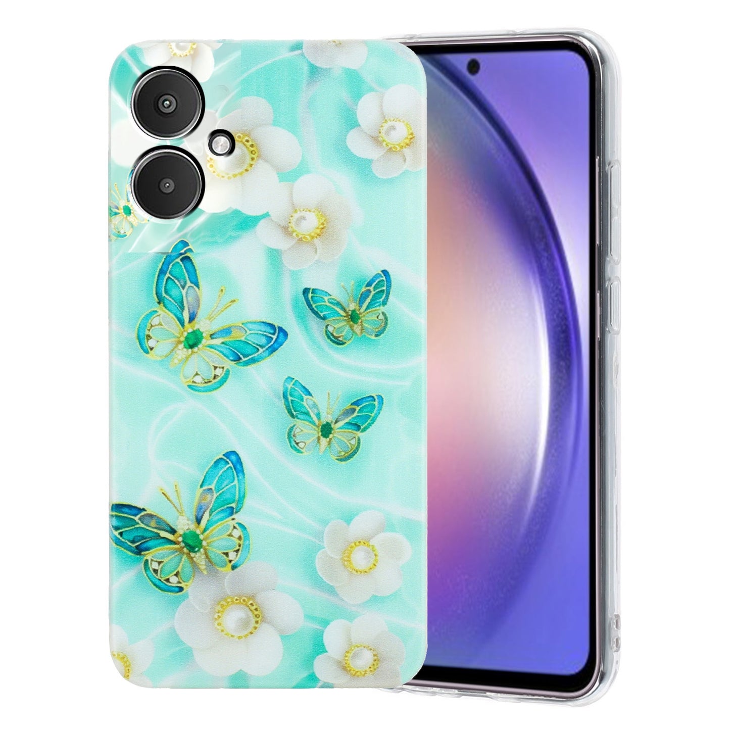 Xiaomi Redmi 13C 4G TPU Phone Case - Artistic Butterfly, Floral, and Cat Designs with Full Protection & Precise Cutouts