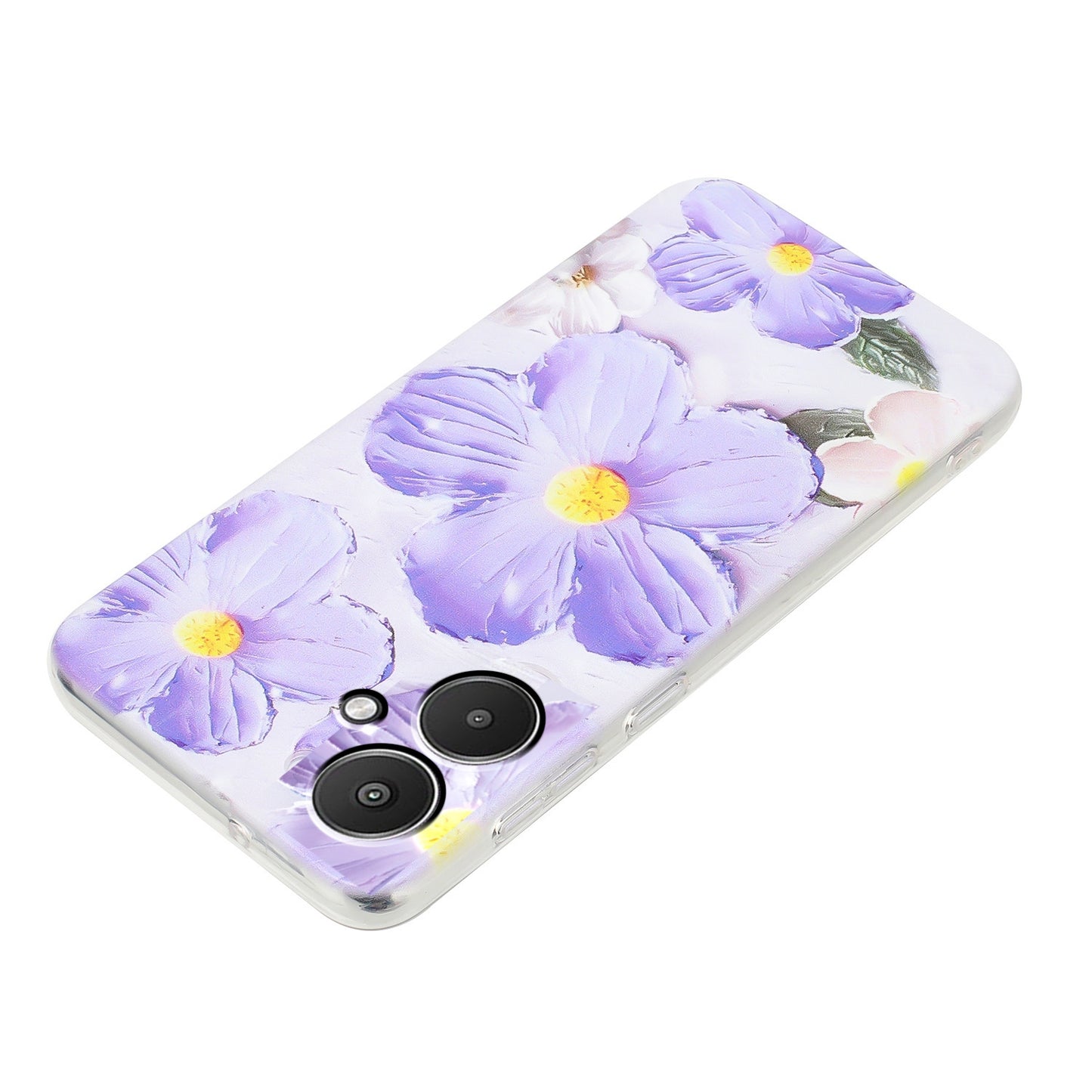 Xiaomi Redmi 13C 4G TPU Phone Case - Artistic Butterfly, Floral, and Cat Designs with Full Protection & Precise Cutouts