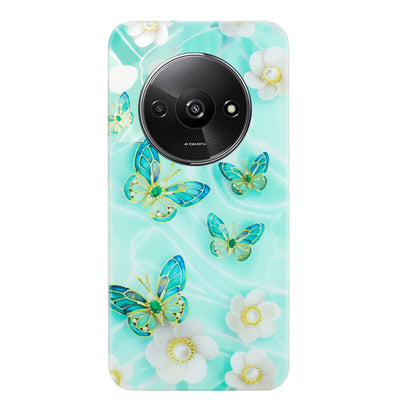 Xiaomi Redmi A3 TPU Phone Case - Artistic Butterfly, Floral, and Cat Designs with Full Protection & Precise Cutouts