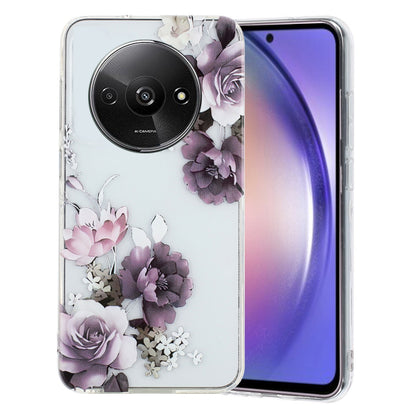 Xiaomi Redmi A3 TPU Phone Case - Artistic Butterfly, Floral, and Cat Designs with Full Protection & Precise Cutouts