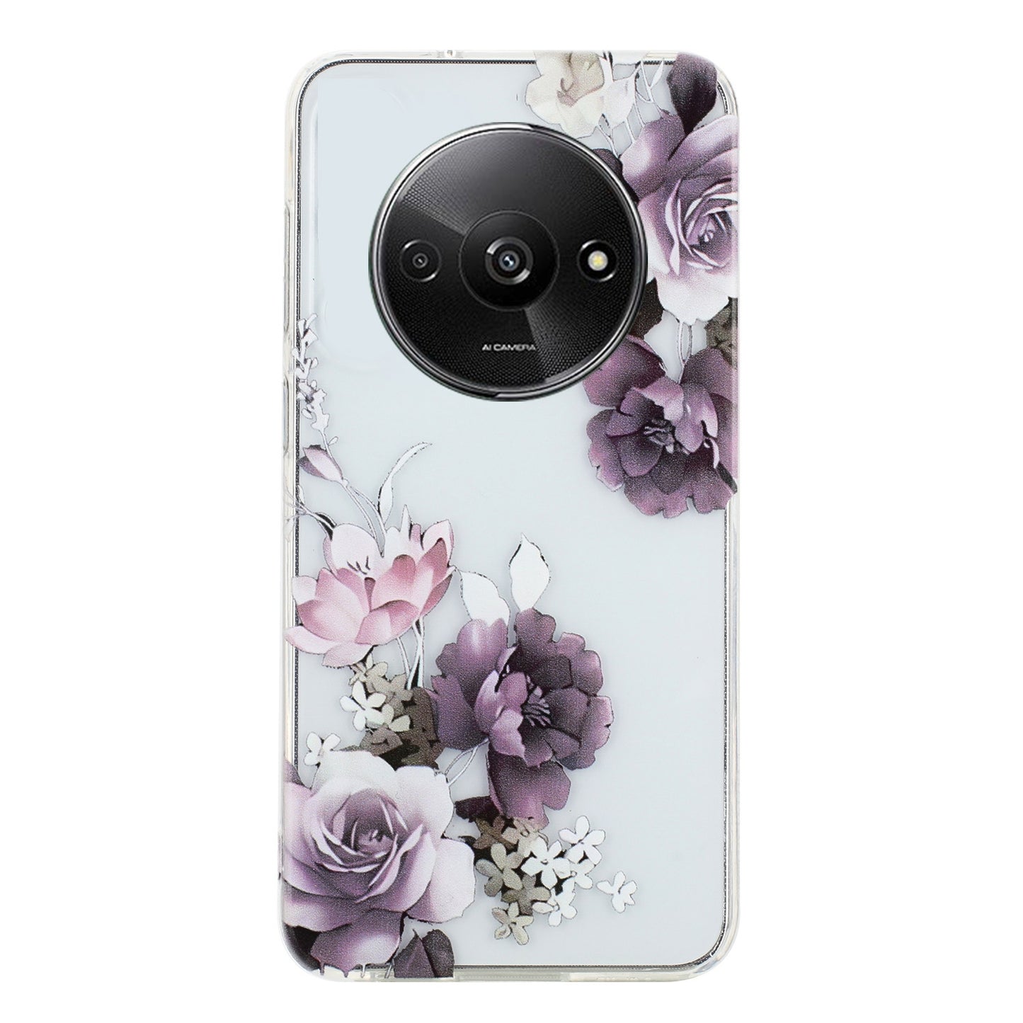 Xiaomi Redmi A3 TPU Phone Case - Artistic Butterfly, Floral, and Cat Designs with Full Protection & Precise Cutouts