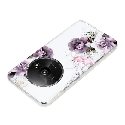 Xiaomi Redmi A3 TPU Phone Case - Artistic Butterfly, Floral, and Cat Designs with Full Protection & Precise Cutouts